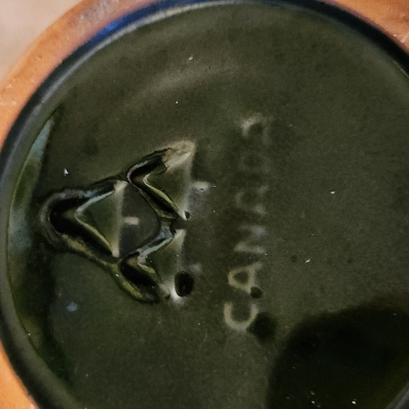 Blue Mountain 1970s Canada Green Drip glaze Pottery Mug and Cup - Picture 6 of 14